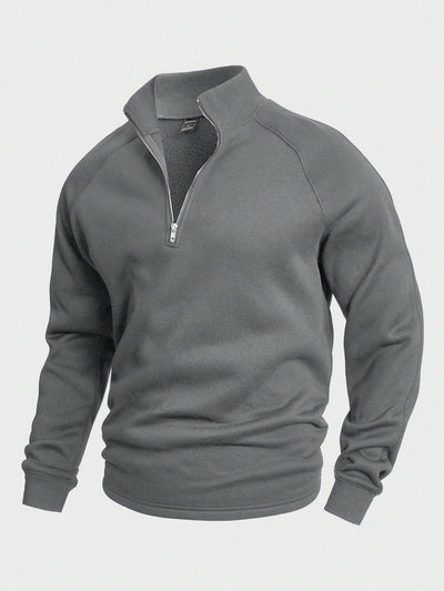 Cleisure half-zip jumper