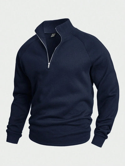 Cleisure half-zip jumper