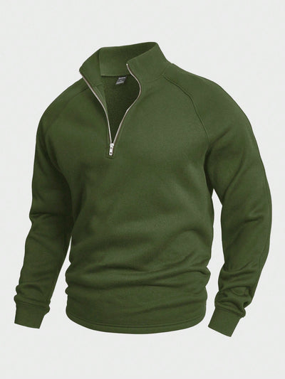 Cleisure half-zip jumper
